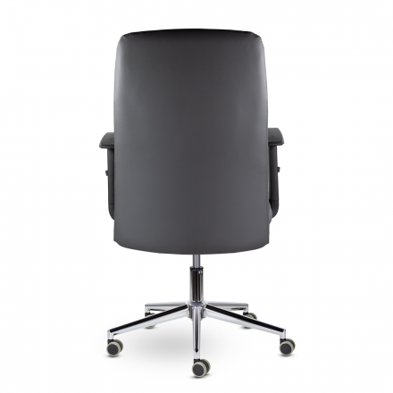 Кресло М-903 Софт хром Ср S-0422 (темно-серый)