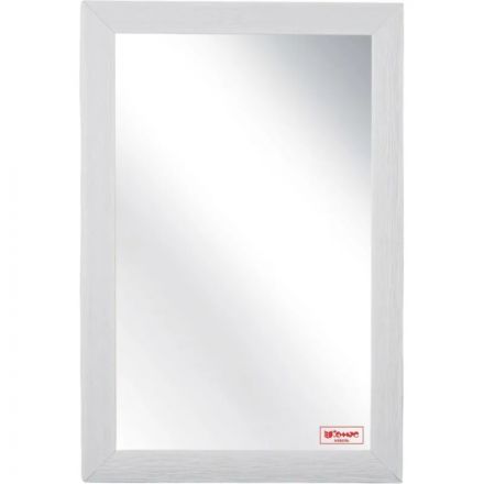 Зеркало МГЛ_настенное Комус Мебель НБ56(400x600) багет ПЛС белый Зеркало МГЛ_настенное Комус Мебель НБ56(400x600) багет ПЛС белый