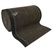 Ковер входной грязезащитный ворсовый дорожка 900ммх10мтемно-коричн-черный