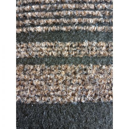 Ковер входной грязезащитный ворсовый дорожка 900ммх10мтемно-коричн-черный