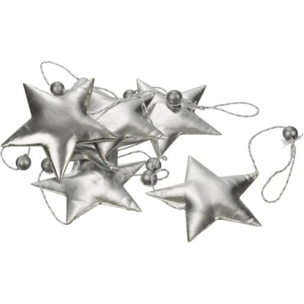 Бусы новогодние Magic Time Серебристые звезды 170x1.5 см Бусы новогодние Magic Time Серебристые звезды 170x1.5 см