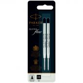 Стержень шариковый объемный Parker "QuinkFlow Ball Point" черный, 98мм, 1,0мм, метал. корпус, 2шт., блистер Стержень шариковый объемный Parker "QuinkFlow Ball Point" черный, 98мм, 1,0мм, метал. корпус, 2шт., блистер