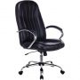 Кресло VB_Echair-658 SL PU кожзам черный хром Кресло VB_Echair-658 SL PU кожзам черный хром