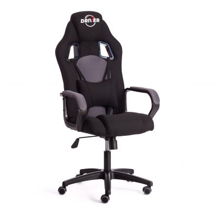 Кресло Tetchair DRIVER (22), ткань, черный/серый, 2603/TW-12
