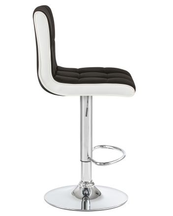 Стул барный DOBRIN CANDY, чёрно-белый