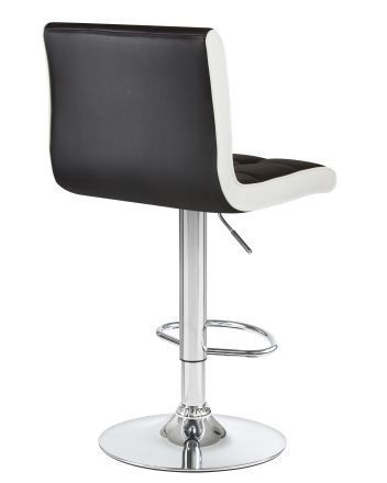 Стул барный DOBRIN CANDY, чёрно-белый