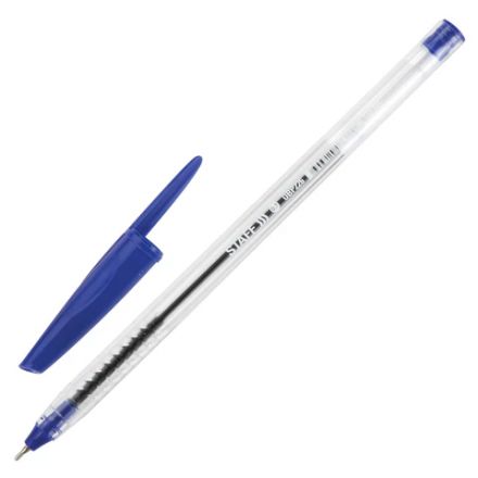 Ручка шариковая масляная STAFF "EVERYDAY" OBP-226, СИНЯЯ, корпус прозрачный, игольчатый узел 0,7 мм, линия письма 0,35 мм, 141705 Ручка шариковая масляная STAFF "EVERYDAY" OBP-226, СИНЯЯ, корпус прозрачный, игольчатый узел 0,7 мм, линия письма 0,35 мм, 141705