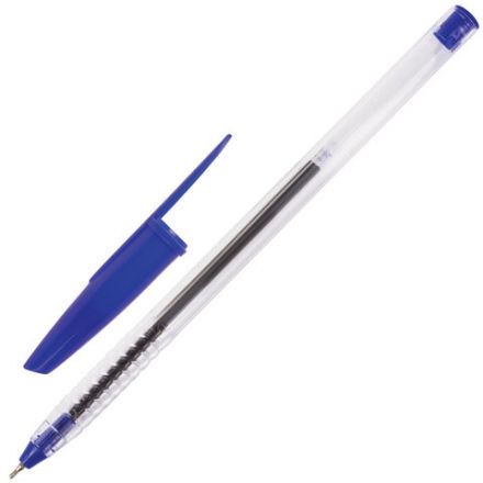 Ручка шариковая масляная STAFF "EVERYDAY" OBP-226, СИНЯЯ, корпус прозрачный, игольчатый узел 0,7 мм, линия письма 0,35 мм, 141705 Ручка шариковая масляная STAFF "EVERYDAY" OBP-226, СИНЯЯ, корпус прозрачный, игольчатый узел 0,7 мм, линия письма 0,35 мм, 141705