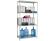 Стеллаж Практик MS 200KD 1950*1000*600мм, 4 полки, серый, комплект