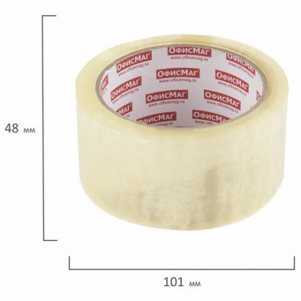Клейкие ленты упаковочные, 48 мм х 60 м, КОМПЛЕКТ 6 шт., прозрачные, толщина 45 микрон, ОФИСМАГ, 440070 Клейкие ленты упаковочные, 48 мм х 60 м, КОМПЛЕКТ 6 шт., прозрачные, толщина 45 микрон, ОФИСМАГ, 440070