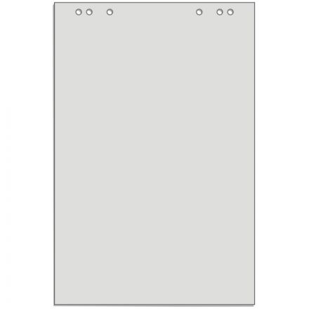 Бумага для флипчартов Attache Economy ECO 600х900 20л55-60гр.5 бл/уп