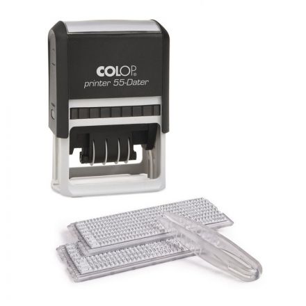 Датер автоматический Colop Printer 55-Dater-Set, 6 строк, самонаборный, пластиковый Датер автоматический Colop Printer 55-Dater-Set, 6 строк, самонаборный, пластиковый