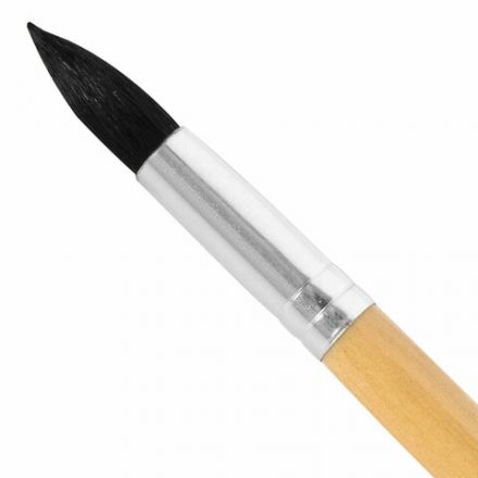 Кисть BRAUBERG, белка, круглая, № 9, 200186 Кисть BRAUBERG, белка, круглая, № 9, 200186