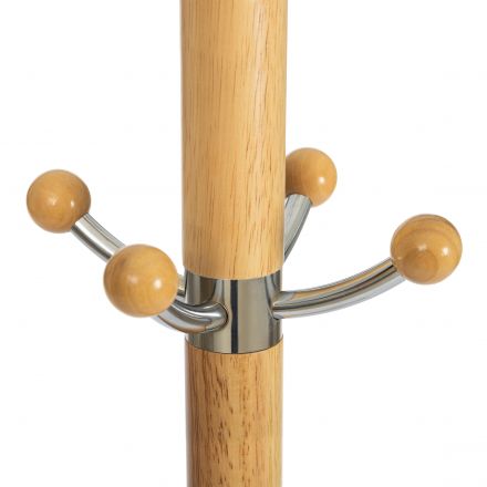 Вешалка Sakura (mod. GH-8606) дерево/хром/мрамор, White (Белый) / Natural (натуральный), 37x37x175см Вешалка Sakura (mod. GH-8606) дерево/хром/мрамор, White (Белый) / Natural (натуральный), 37x37x175см