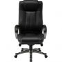 Кресло BN_Dp_Руководителя EChair-604 ML кожа черная, пластик