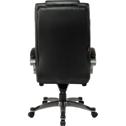 Кресло BN_Dp_Руководителя EChair-604 ML кожа черная, пластик