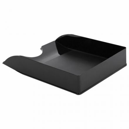 Лоток горизонтальный для бумаг BRAUBERG ORIGINAL, 315х250х60 мм, черный, 238104 Лоток горизонтальный для бумаг BRAUBERG ORIGINAL, 315х250х60 мм, черный, 238104