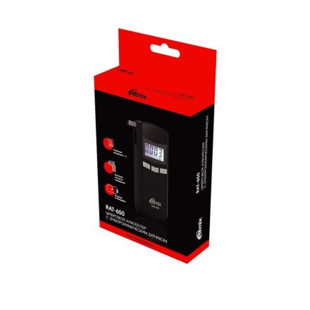 Алкотестер Ritmix RAT-650 электрохимический датчик (80000172) Алкотестер Ritmix RAT-650 электрохимический датчик (80000172)
