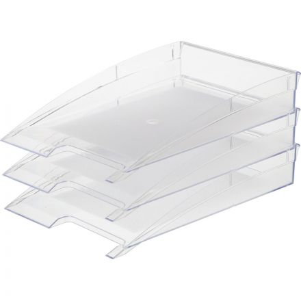 Лоток для бумаг горизонтальный Attache City прозрачный Лоток для бумаг горизонтальный Attache City прозрачный