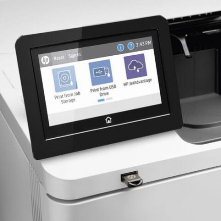 Принтер лазерный HP LaserJet Enterprise M612dn А4, 71 стр./мин., 300 000 стр./мес., ДУПЛЕКС, сетевая карта, 7PS86A
