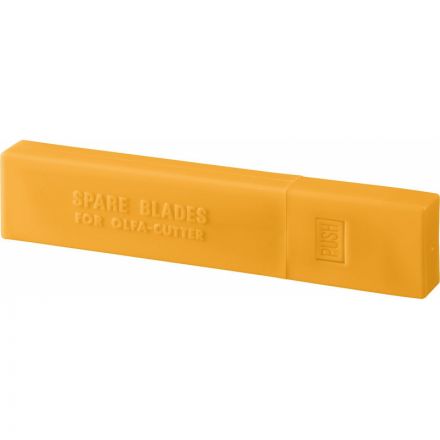 Лезвия сменные для канцелярских ножей Olfa 18 мм сегментированные (10 штук в упаковке) Лезвия сменные для канцелярских ножей Olfa 18 мм сегментированные (10 штук в упаковке)