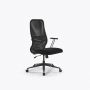 Кресло Sit 8 B2-8T - X1+UMF(X1) /Uh00/Wh00/T21bP-b(M09.B11.G19.W01) Тем.серый-Черный