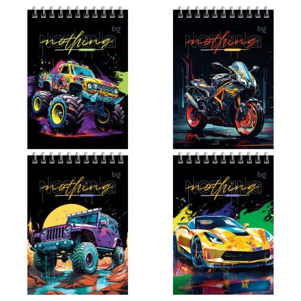 Блокнот А6 60л. на гребне BG "Bright cars" Блокнот А6 60л. на гребне BG "Bright cars"