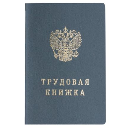 Бланк документа "Трудовая книжка", 88х125 мм, ГОЗНАК Бланк документа "Трудовая книжка", 88х125 мм, ГОЗНАК