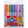 Фломастеры Centropen "Colour World", 12цв., трехгранные, смываемые, блистер Фломастеры Centropen "Colour World", 12цв., трехгранные, смываемые, блистер