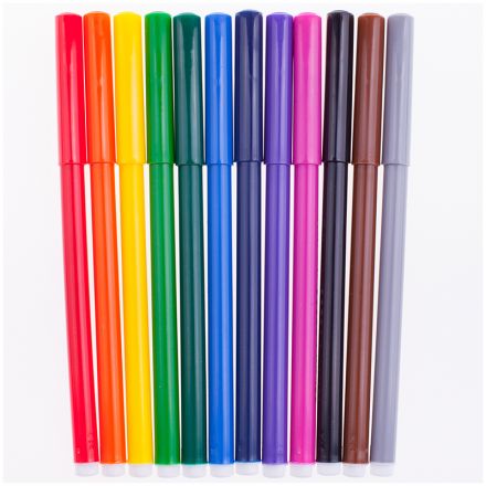 Фломастеры Centropen "Colour World", 12цв., трехгранные, смываемые, блистер