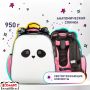 Ранец №1School Panda, 2 отд., эргоном. спинка, экокожа