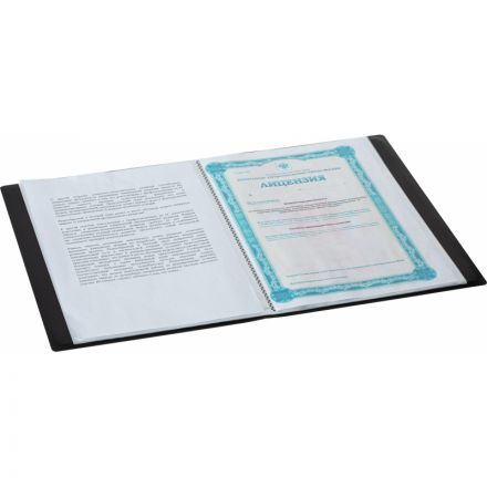 Папка файловая на 20 файлов Attache черная Папка файловая на 20 файлов Attache черная