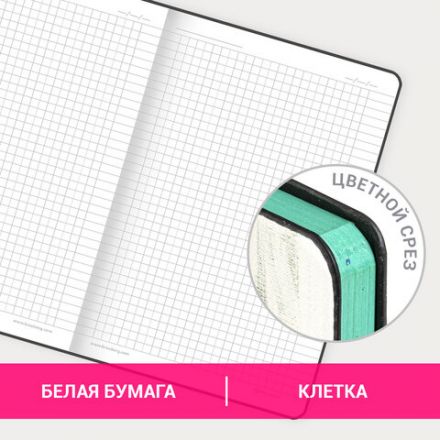 Блокнот А5 (143x210 мм), BRAUBERG VISTA "District", под кожу, гибкий, 80 л., 112087 Блокнот А5 (143x210 мм), BRAUBERG VISTA "District", под кожу, гибкий, 80 л., 112087