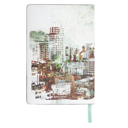 Блокнот А5 (143x210 мм), BRAUBERG VISTA "District", под кожу, гибкий, 80 л., 112087 Блокнот А5 (143x210 мм), BRAUBERG VISTA "District", под кожу, гибкий, 80 л., 112087