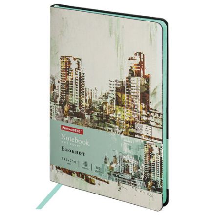 Блокнот А5 (143x210 мм), BRAUBERG VISTA "District", под кожу, гибкий, 80 л., 112087 Блокнот А5 (143x210 мм), BRAUBERG VISTA "District", под кожу, гибкий, 80 л., 112087