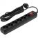 Сетевой фильтр Buro 600SH-16-5-B 5м (6 розеток) черный Сетевой фильтр Buro 600SH-16-5-B 5м (6 розеток) черный