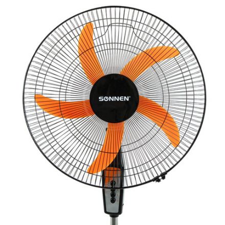 Вентилятор напольный, 3 режима, SONNEN TF-50W-45-А304, d=45 см, 50 Вт, черный, 454789, FS-45-A304 Вентилятор напольный, 3 режима, SONNEN TF-50W-45-А304, d=45 см, 50 Вт, черный, 454789, FS-45-A304