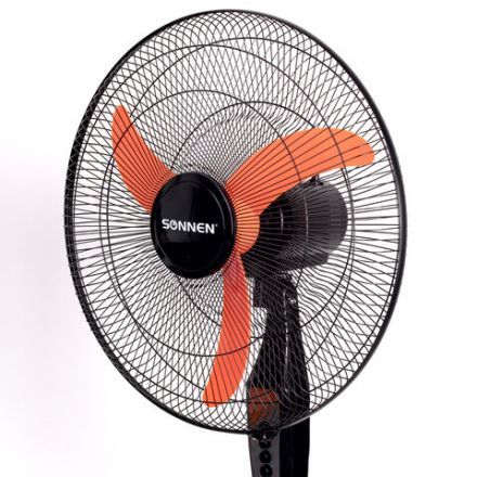 Вентилятор напольный, 3 режима, SONNEN TF-50W-45-А304, d=45 см, 50 Вт, черный, 454789, FS-45-A304 Вентилятор напольный, 3 режима, SONNEN TF-50W-45-А304, d=45 см, 50 Вт, черный, 454789, FS-45-A304