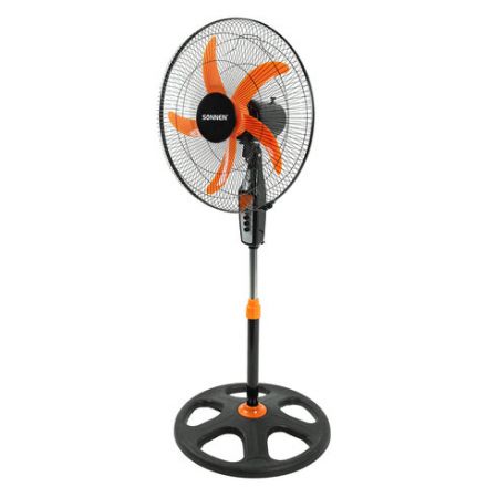 Вентилятор напольный, 3 режима, SONNEN TF-50W-45-А304, d=45 см, 50 Вт, черный, 454789, FS-45-A304 Вентилятор напольный, 3 режима, SONNEN TF-50W-45-А304, d=45 см, 50 Вт, черный, 454789, FS-45-A304