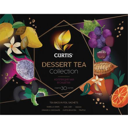 Чай CURTIS "Dessert Tea Collection" ассорти 6 вкусов, НАБОР 30 пакетиков, 100933 Чай CURTIS "Dessert Tea Collection" ассорти 6 вкусов, НАБОР 30 пакетиков, 100933