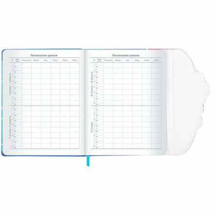 Дневник 1-11 класс 48 л., кожзам (твердая), магнитный клапан, ЮНЛАНДИЯ, "Девочка и котики", 106928