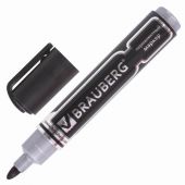 Маркер перманентный BRAUBERG "Neo", ЧЕРНЫЙ, круглый наконечник 5 мм, с клипом, 150480 Маркер перманентный BRAUBERG "Neo", ЧЕРНЫЙ, круглый наконечник 5 мм, с клипом, 150480