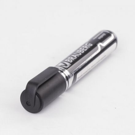 Маркер перманентный BRAUBERG "Neo", ЧЕРНЫЙ, круглый наконечник 5 мм, с клипом, 150480 Маркер перманентный BRAUBERG "Neo", ЧЕРНЫЙ, круглый наконечник 5 мм, с клипом, 150480