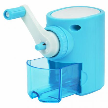 Точилка механическая BRAUBERG KIDS, для простых и цветных карандашей, корпус голубой, крепление к столу, 272005 Точилка механическая BRAUBERG KIDS, для простых и цветных карандашей, корпус голубой, крепление к столу, 272005