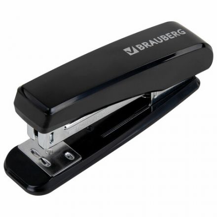 Степлер №24/6, 26/6 BRAUBERG "Standard", до 30 листов, черный, 272755 Степлер №24/6, 26/6 BRAUBERG "Standard", до 30 листов, черный, 272755