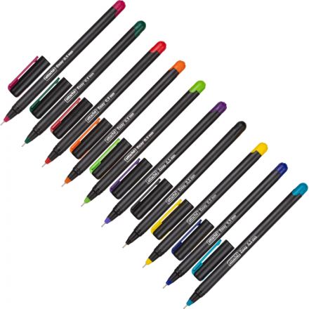 Набор шариковых ручек Attache Essay 0,5мм,масл,набор 10 цв Набор шариковых ручек Attache Essay 0,5мм,масл,набор 10 цв