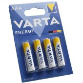 Батарейка Varta ENERGY LR03 AAA 4шт/бл Alkaline 1.5V (4103) (4103213414) Батарейка Varta ENERGY LR03 AAA 4шт/бл Alkaline 1.5V (4103) (4103213414)