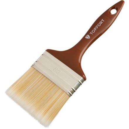 Кисть плоская по дереву TOPFORT Delicate 80х15 Кисть плоская по дереву TOPFORT Delicate 80х15
