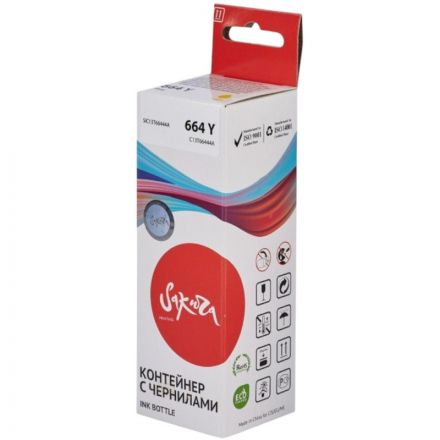 Чернила Sakura C13T66444A (664 Y) жел. для Epson L100/200/300 Чернила Sakura C13T66444A (664 Y) жел. для Epson L100/200/300