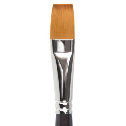 Кисть художественная профессиональная BRAUBERG ART CLASSIC, синтетика мягкая под колонок, плоская, № 14, короткая ручка, 200702 Кисть художественная профессиональная BRAUBERG ART CLASSIC, синтетика мягкая под колонок, плоская, № 14, короткая ручка, 200702